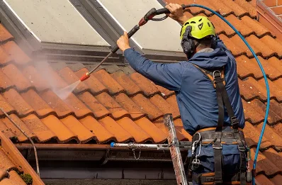 Démoussage et hydrofuge de toiture à Chambors
